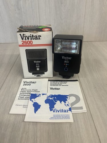 Vivitar 2600 flash esposizione - vivitar,